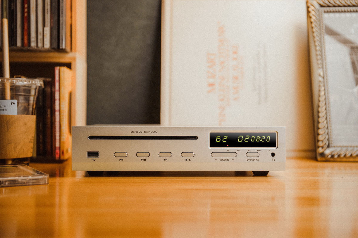 Shanling CD80 เครื่องเล่น CD พร้อม DAC/AMP ในตัวรองรับ MQA, Dual Hi-Res ประกันศูนย์ไทย