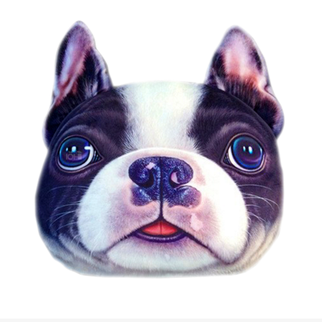 (พร้อมส่ง) หมอนหน้าน้องหมา 3 มิติ (50*40 cm.)