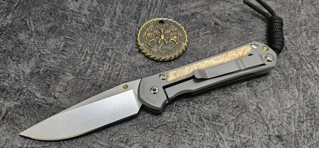Chris Reeve Small Sebenza 31 Inlay LH Box Elder CPM Magnacut(มือซ้าย)