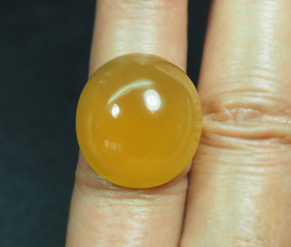 คาลซิโดนีสีเหลือง(Yellow Chalcedony) 25.95 กะรัต