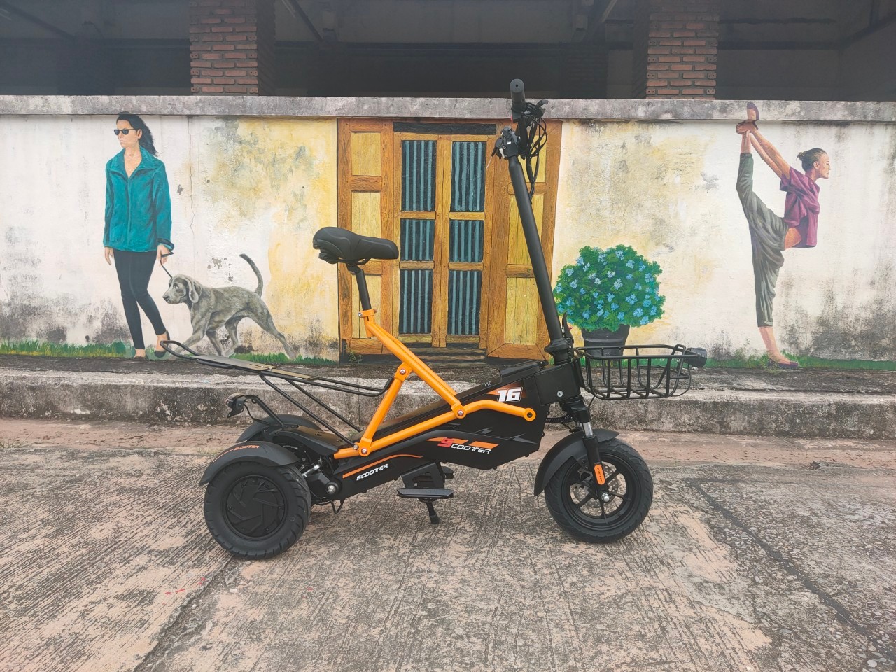 สกูตเตอร์ไฟฟ้า PXID Bestride Pro Electric Scooter New Design 3 Wheel 1000W, batt 48v 23.4Ah มาตรฐานยุโรป (F2)