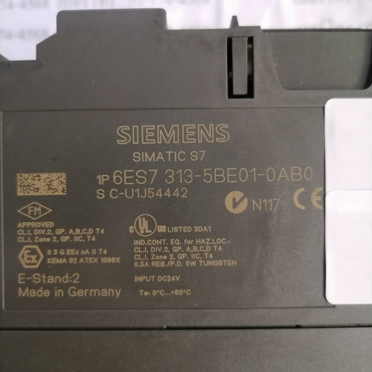 6ES7 313-5BE01-0AB0 PLC " SIEMENS "