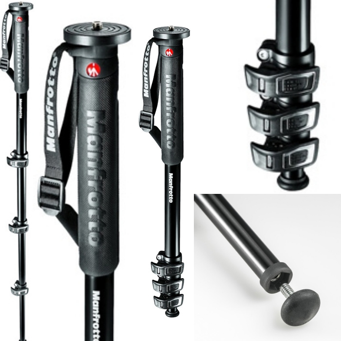 ขาตั้ง Monopod Manfrotto MPMXPROA4 4ท่อน วิดีโออย่างมืออาชีพ อลูมีเนียม เบา สามารถปลดล็อคทุกท่อนครั้งเดียว Quick Power Lock พร้อมฐาน ซื้อแยก FLUIDTECH ประกันศูนย์ 5 ปี