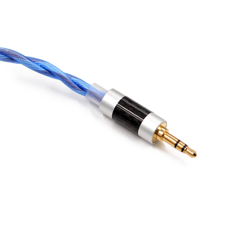 สายหูฟัง KZ NEO StarLight สาย OCC ชุบเงินถักขั้ว KZพินC