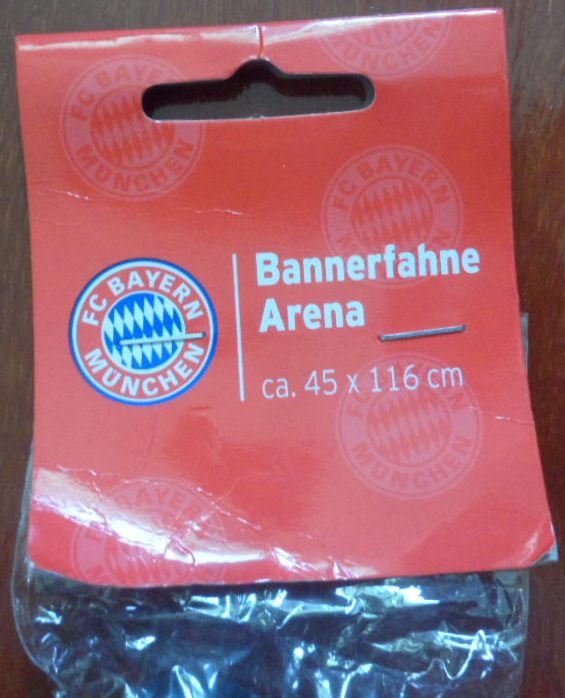 ธง ฟุตบอล สโมสรบาเยิร์น มิวนิค - อลิอันซ์ อารีน่า ใหม่ / BAYERN MUNICH Football Club Flag - ALLIANCE ARENA NEW