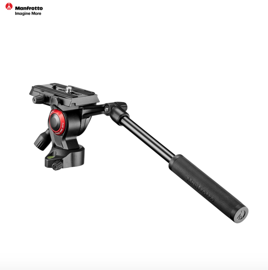 หัวระบบน้ำมัน Manfrotto MVH400AH สำหรับถ่ายวิดีโอขนาดกะทัดรัดและน้ำหนักเพียง 380 กรัม แต่สามารถรองรับน้ำหนักได้ถึง 4 กก. MVH400AH MF-MVH4-00AH1 ประกันศูนย์ 5 ปี