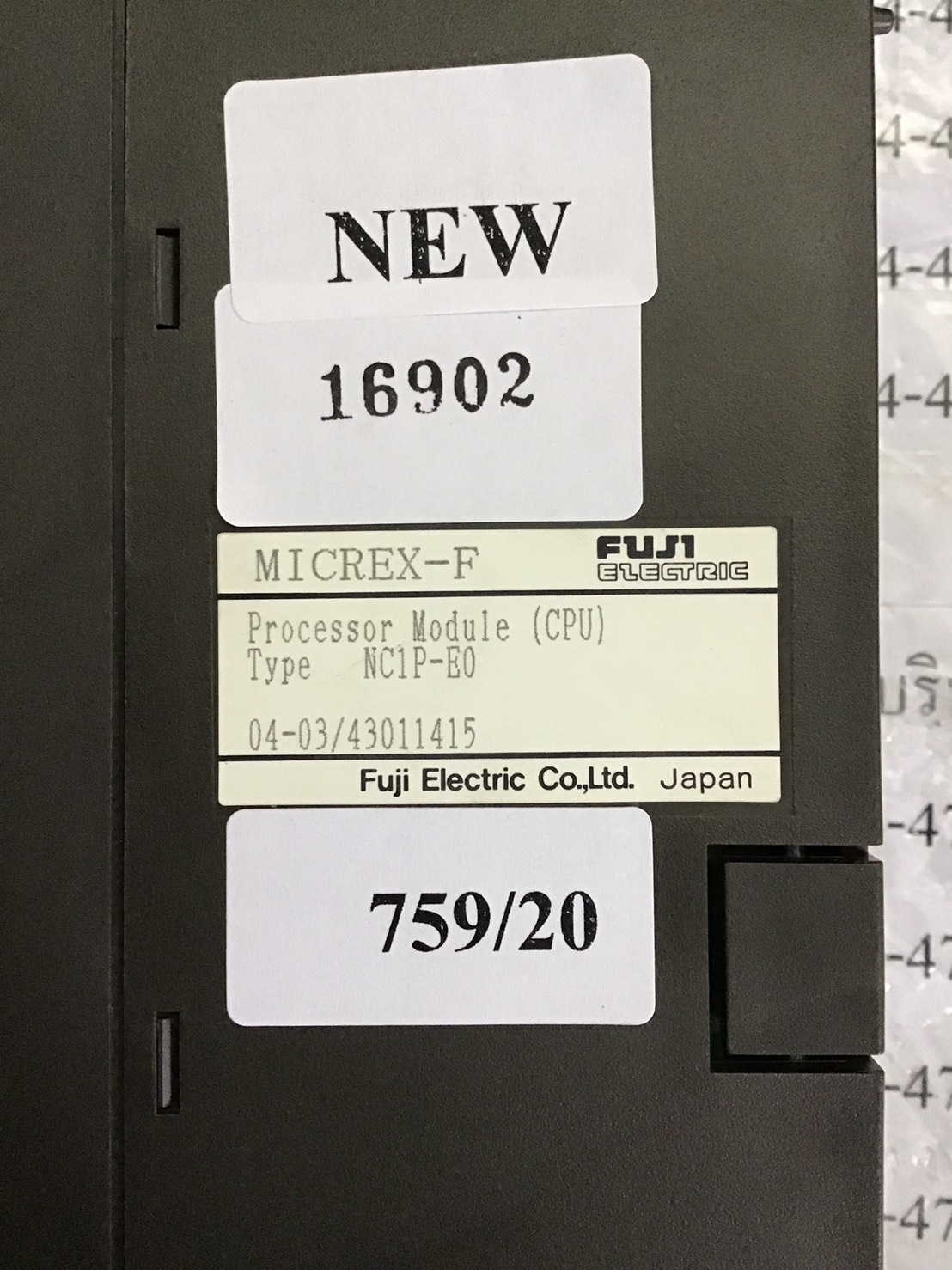 PLC " FUJI " รุ่น NC1P-E0