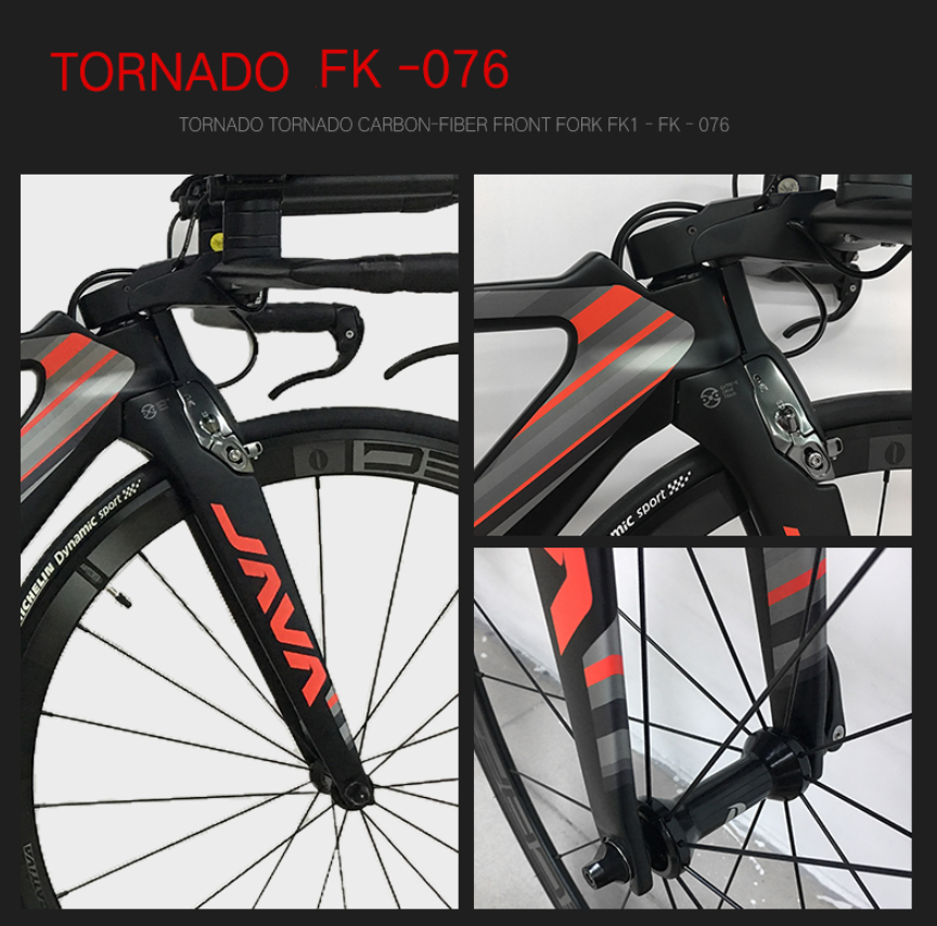 จักรยานไตรกีฬา JAVA TORNADO TT Triathlon bikes เฟรมคาร์บอน ล้อ DECA42, ชุดขับ 105 22สปีด