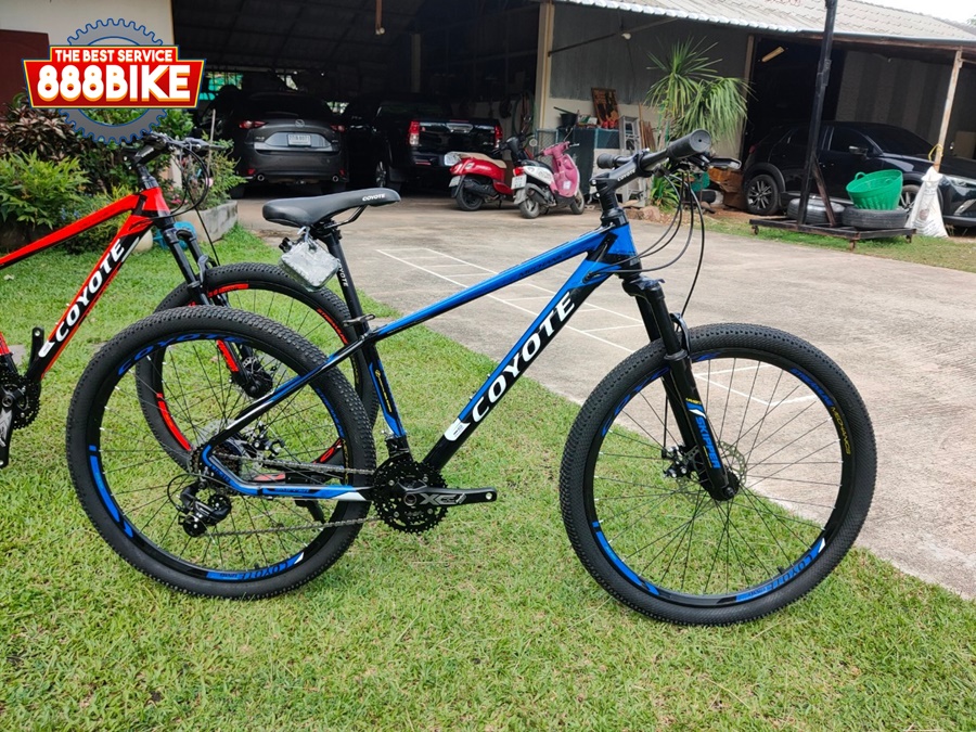 จักรยานเสือภูเขา COYOTE SKIPPER เฟรมอลู ล้อ 27.5, เกียร์ชิมาโน่ 24 สปีด ปี 2021