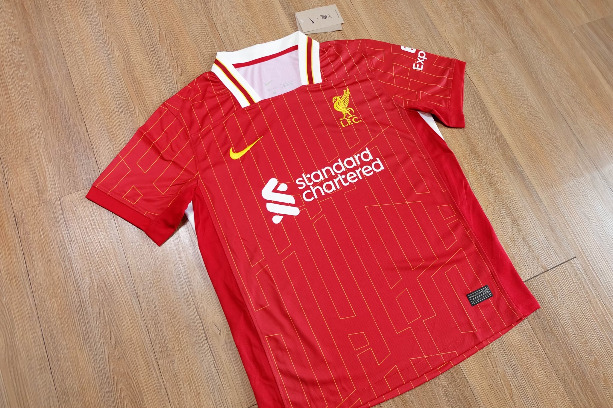 Liverpool 2024/25 Premier League Champions Home Jersey เสื้อลิเวอร์พูล เหย้า แชมป์