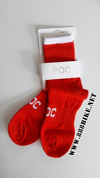 ถุงเท้าปั่นจักรยาน POC Cycling socks เนื้อผ้าระบายอากาศ และ ยืดหยุ่นสุง(โปรดระบุสีตรงหมายเหตุ)