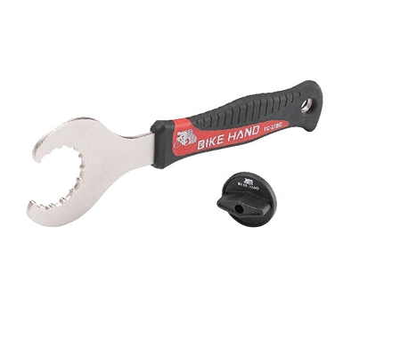 เครื่องมือปะแจถอดกะโหลกกลวง BIKE HAND YC-27BB HollowTech II พร้อมตัวถอดฝาพลาสติก (YC-27BB+YC27)