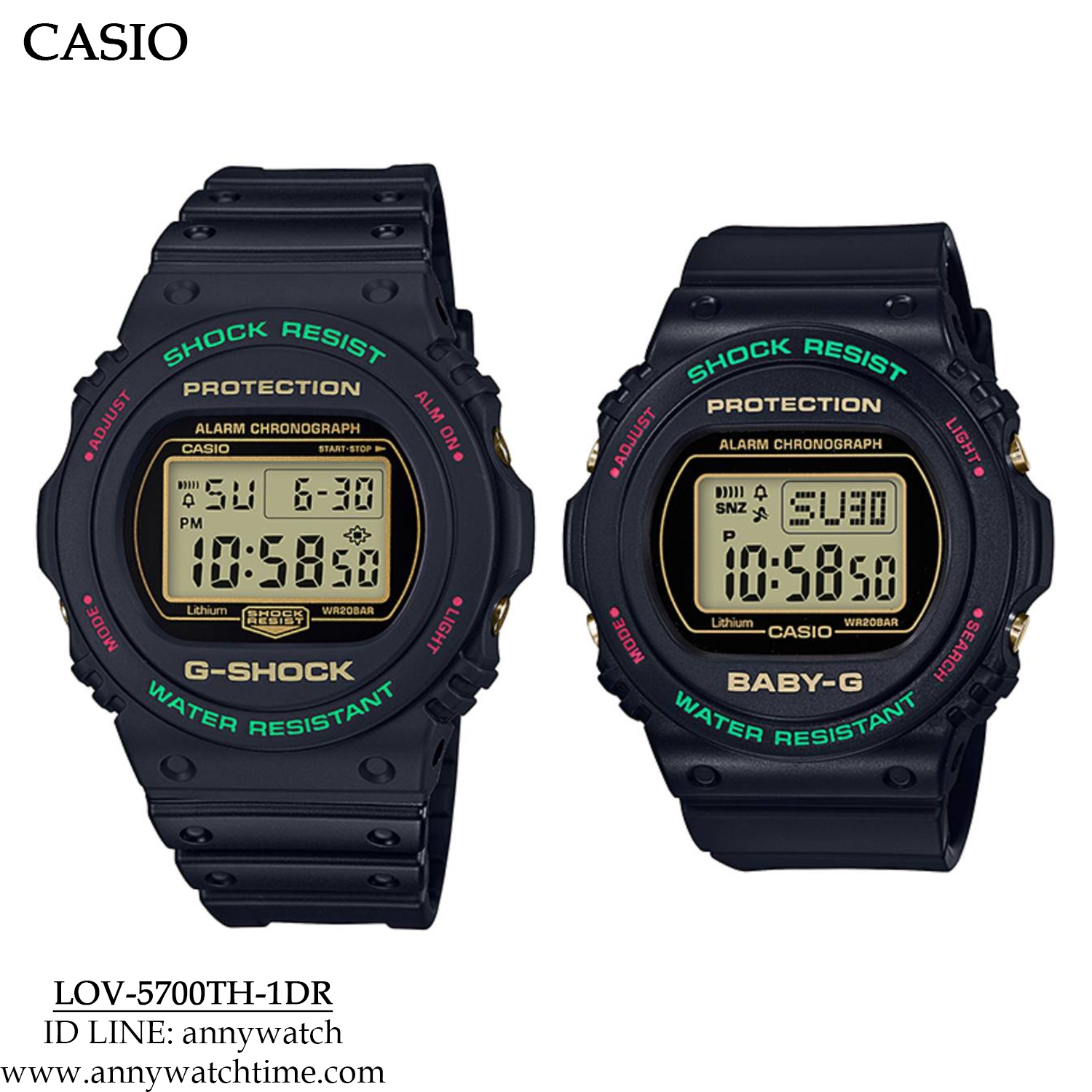 CASIO LOV-5700TH-1DR