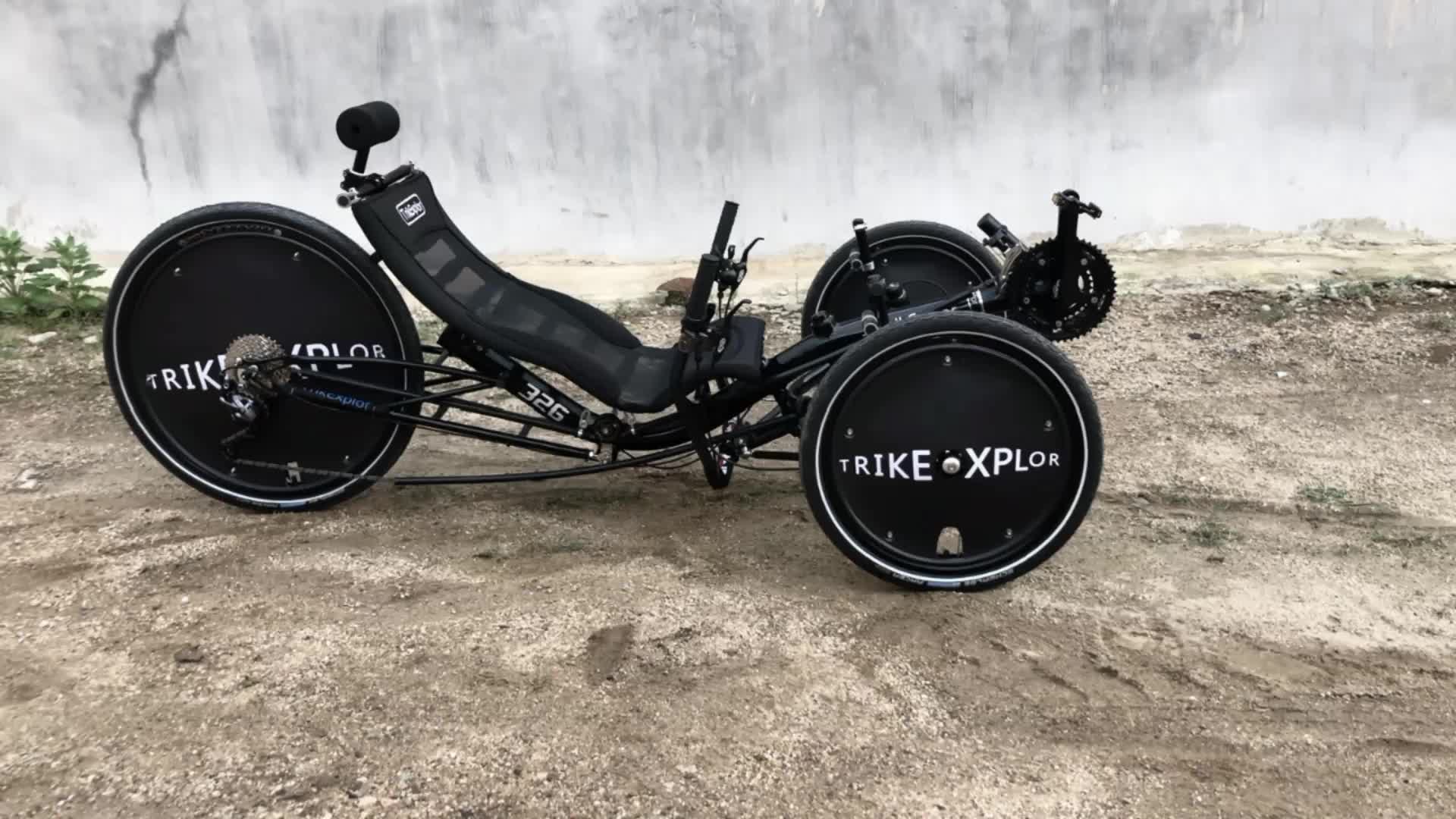จักรยานนอนปั่น MOTRIKE 326 | TrikExplor 3 Wheel Touring Recumbent Bike | Shimano 3x9 Speed | อลูมิเนียมเฟรม 6061 T6 | รองรับผู้ขี่สูง 165–200 ซม.