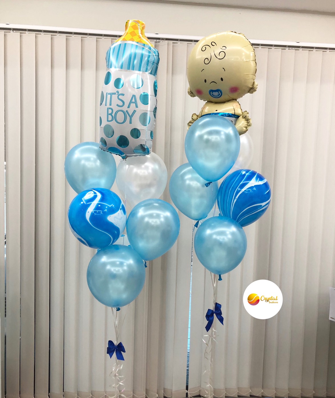 ลูกโป่ง Welcome Baby Boy ช่อฟอยล์ขวดนม ช่อ 7 ลูก 1 ช่อ พร้อม ช่อฟอยล์เด็กทารก ช่อ 7 ลูก 1 ช่อ พร้อม ลูกโป่งลายหิน USA 2 ลูก พร้อมตกเเต่ง สามารถเปลี่ยนสีลูกโป่ง/เปลี่ยนฟอยล์ตกแต่งได้