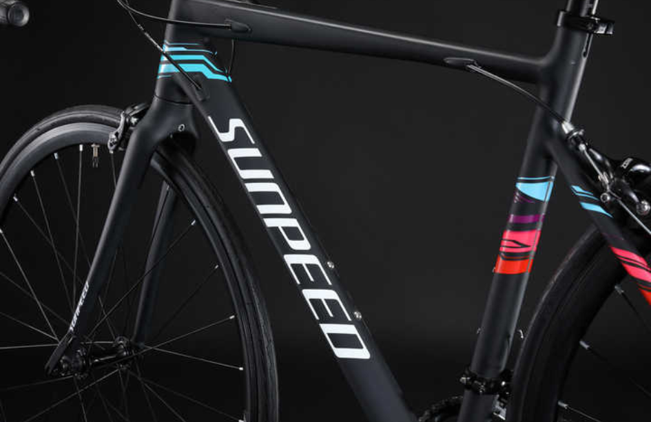 จักรยานเสือหมอบ SUNPEED TRITON | เฟรมอลูมิเนียม | เกียร์ SENSAH REFLEX 16 สปีด | ล้อ 700C | สีเทา น้ำเงิน ดำ