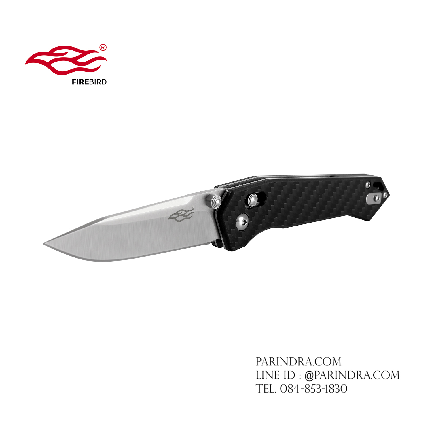 มีดพับ Ganzo Firebird รุ่น FB7651-CF ด้าม Carbon Fiber ของแท้ 100%