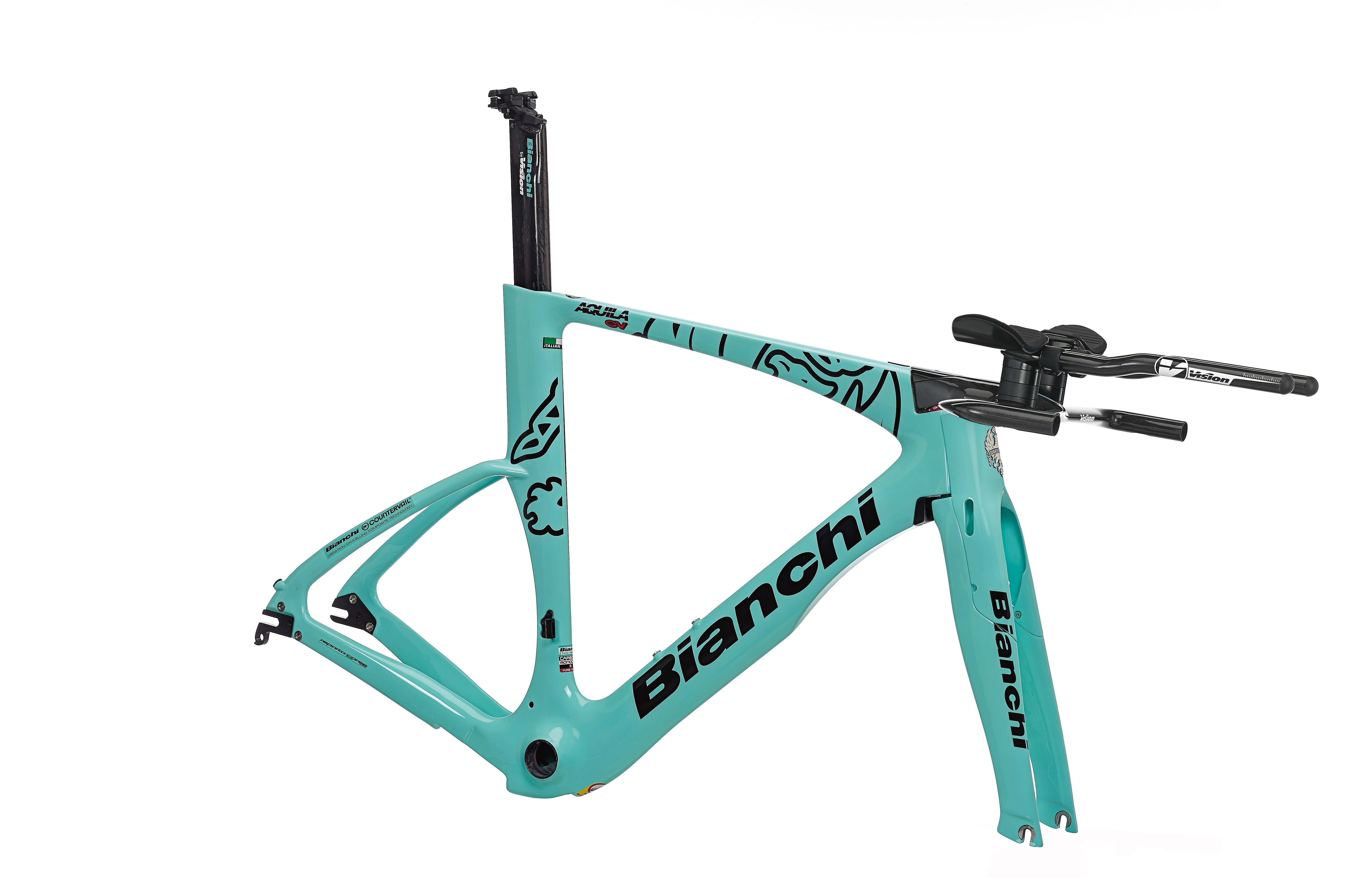 เฟรมเซ็ตเสือหมอบ BIANCHI AQUILA CV TT/TRIATHLON (FRAMESET)