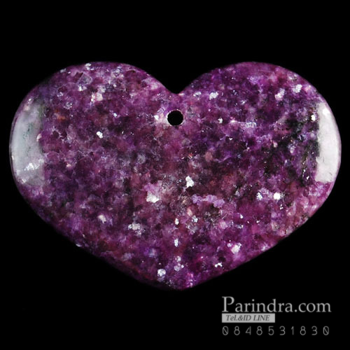 จี้สร้อยคอ Purple Lepidolite สมบูรณ์มาก สำหรับห้อยคอ หรือพวงกุญแจ คัดสวยพิเศษ LPD000