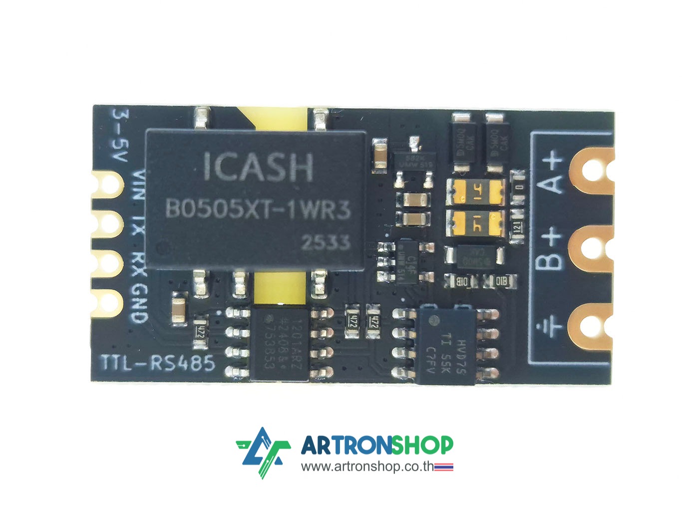 โมดูลแปลง RS485 แบบ Isolated UART TTL to RS485 Module