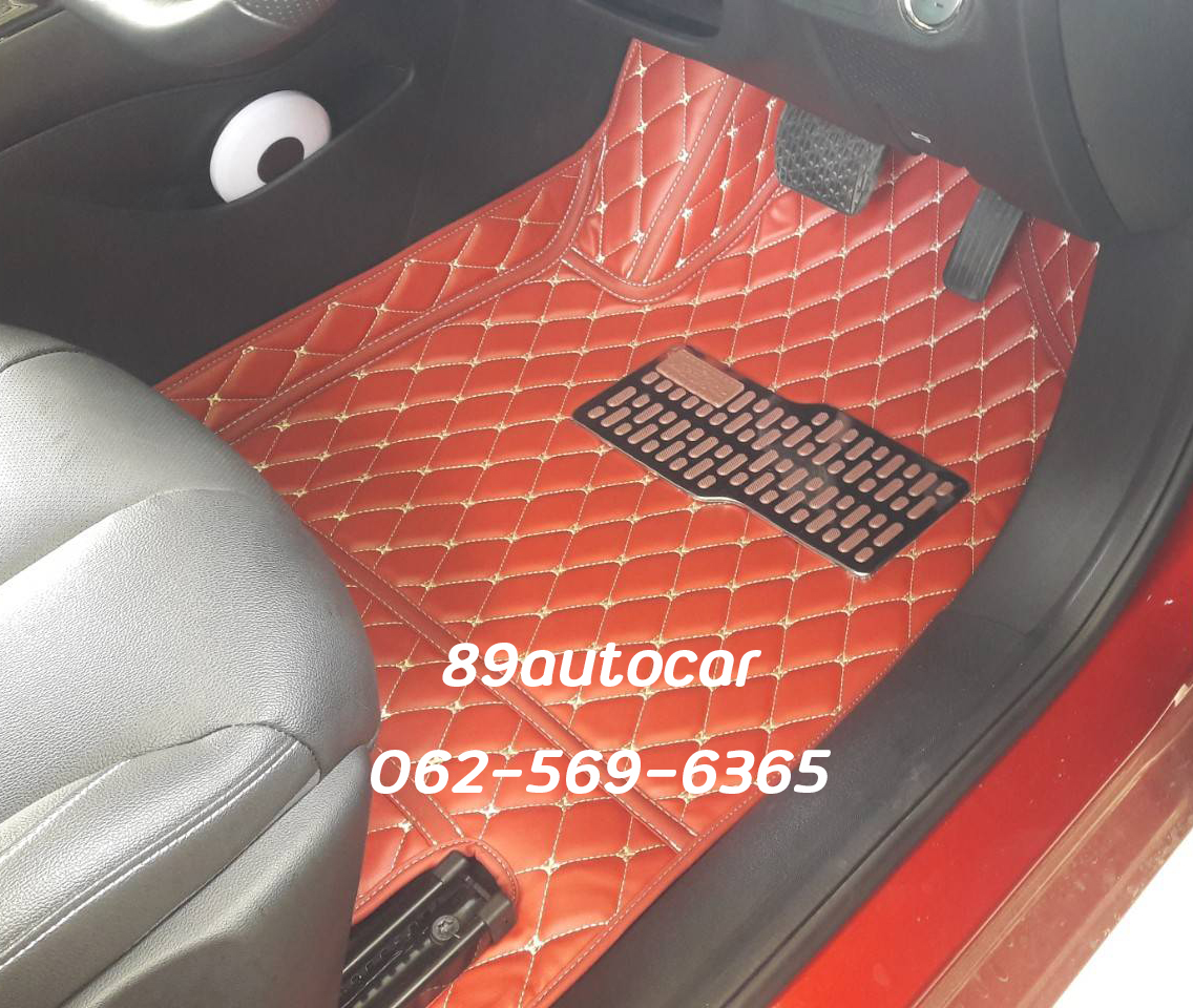 พรมรถยนต์ MG EP ปูพรมหกดี สีแดงไวน์ เต็มคัน