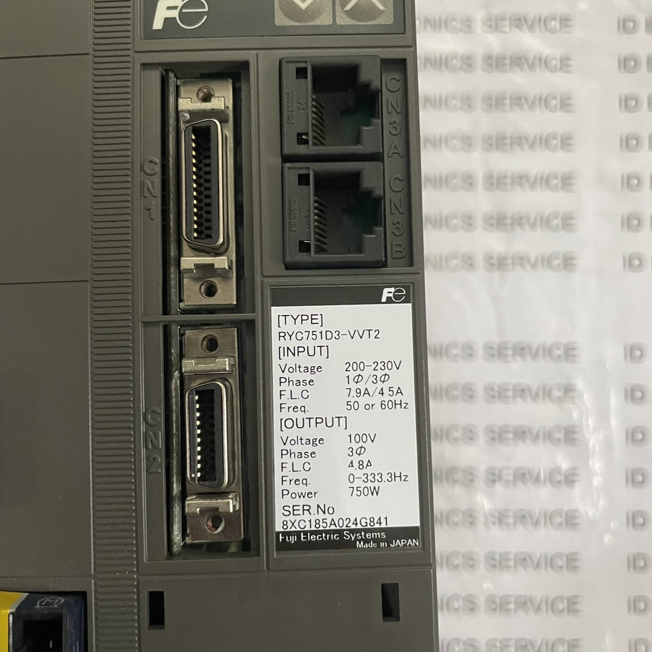 RYC751D3-VVT2 SERVO DRIVE " FUJI "