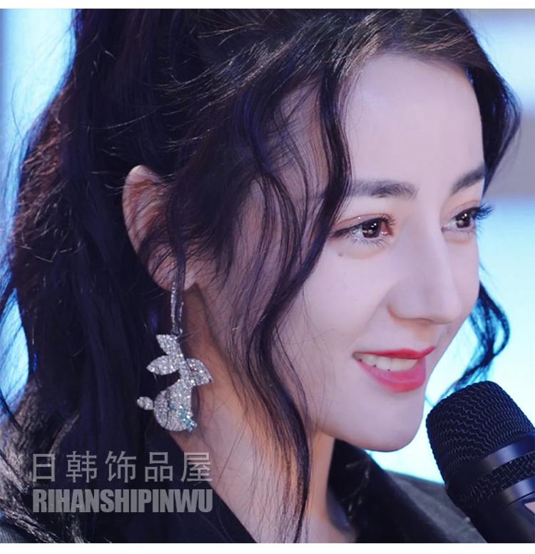 ต่างหูกระต่าย แบบ ตี่ลี่เร่อปา ในซีรี่ย์จีน ดุจดวงดาวเกียรติยศ