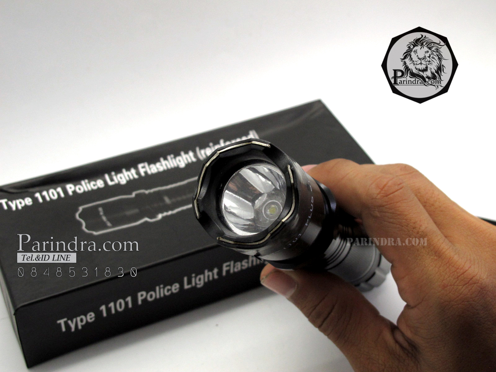 ไฟฉายช๊อต ไฟฉาย LED Police Light Flashlight (reinforced) แบบมีเครื่องช๊อตในตัว