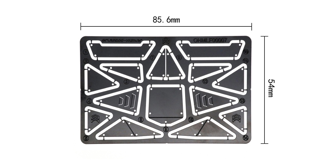 OH32X01 METAL NET(BLACK) MX0035-B