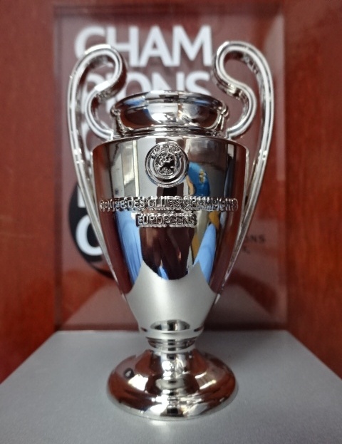 โมเดลถ้วยรางวัลฟุตบอล การแข่งขันฟุตบอลยูฟ่า แชมป์เปี้ยน ลีก - UEFA CHAMPIONS LEAGUE 3D TROPHY on an ACRYLIC PEDESTAL - สโมสรน็อตติ้งแฮม ฟอเรสต์ ราชันย์แห่งยุโรป 1979 และ 1980 ใหม่ / UEFA CHAMPIONS LEAGUE International Football Tournament Football Trophy M