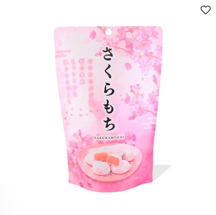 ของหวานคู่เครื่องดื่มแก้วโปรด Sakuramochi ซากุระโมจิ บรรจุ 12 ชิ้น