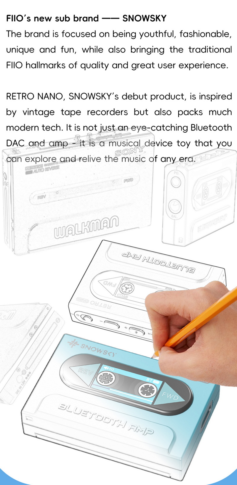 Snowsky RETRO NANO Bluetooth DAC/AMP พกพา จิ๋วแต่แจ๋ว ประกันศูนย์ไทย