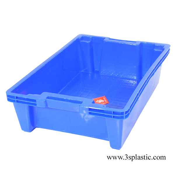 ลังพลาสติก ขนาด 36.0 x 53.5 x 14 cm. เกรด A HDPE เบอร์ 419