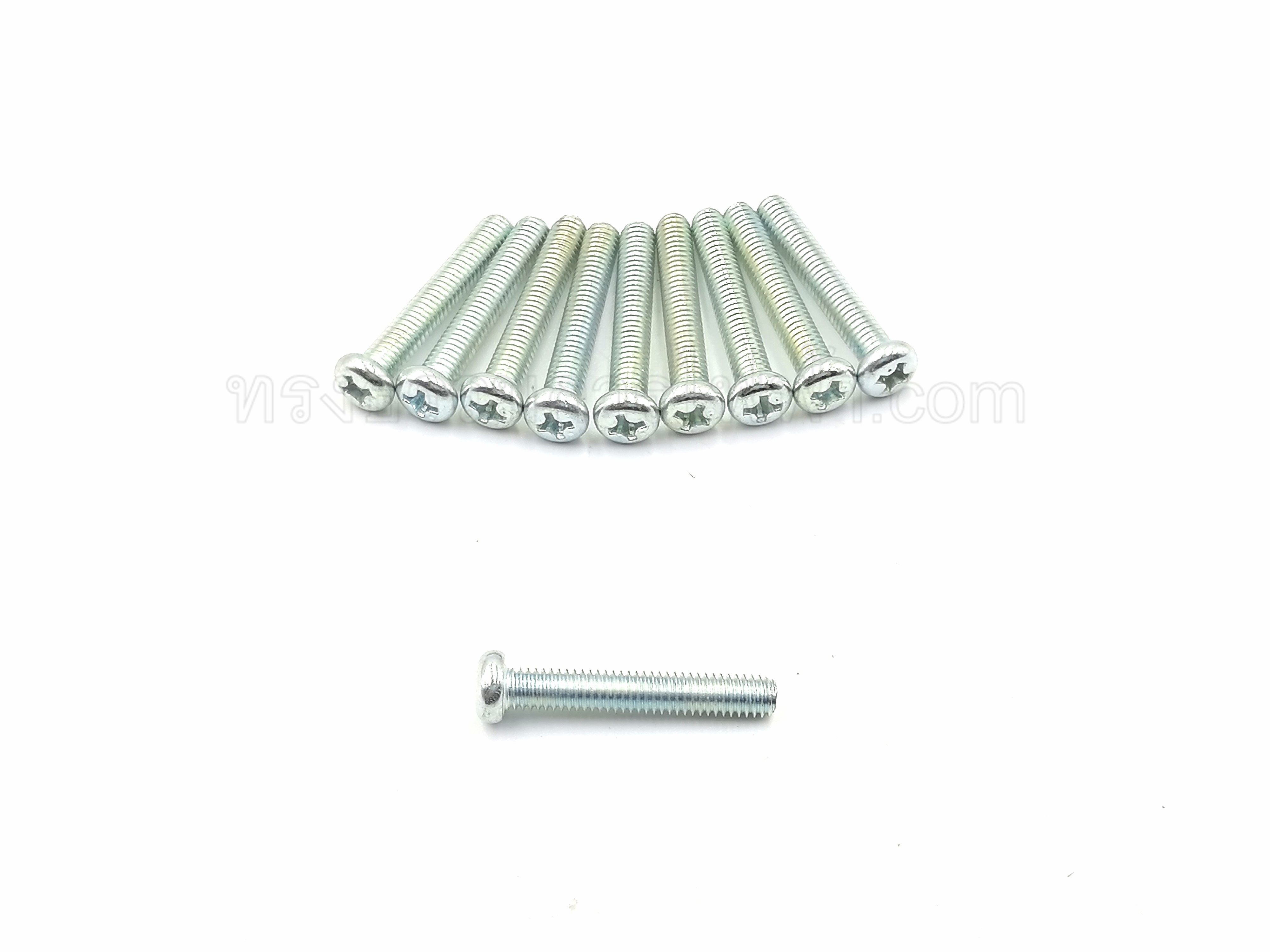 น็อต สำหรับล็อคฝาปิดกระโหลก, กระปุกเฟืองส่ายพัดลม (P)M4x25(10ตัว/ห่อ)