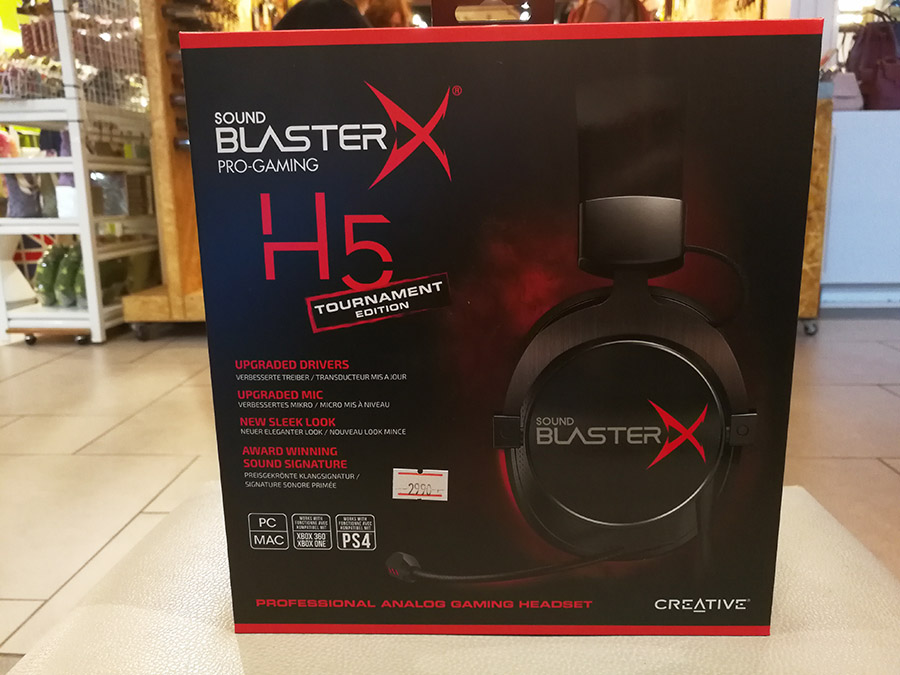 หูฟัง Creative Sound BlasterX H5 Tournament Edition Gaming Gear ราคาคุ้มค่า สำหรับนักเกมเมอร์