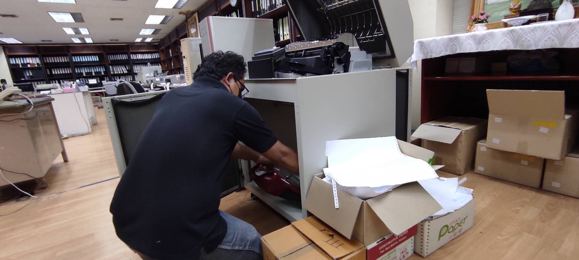 รับซ่อม รับงาน MA (Maintenance Agreement Contact) Line Printer Printronix