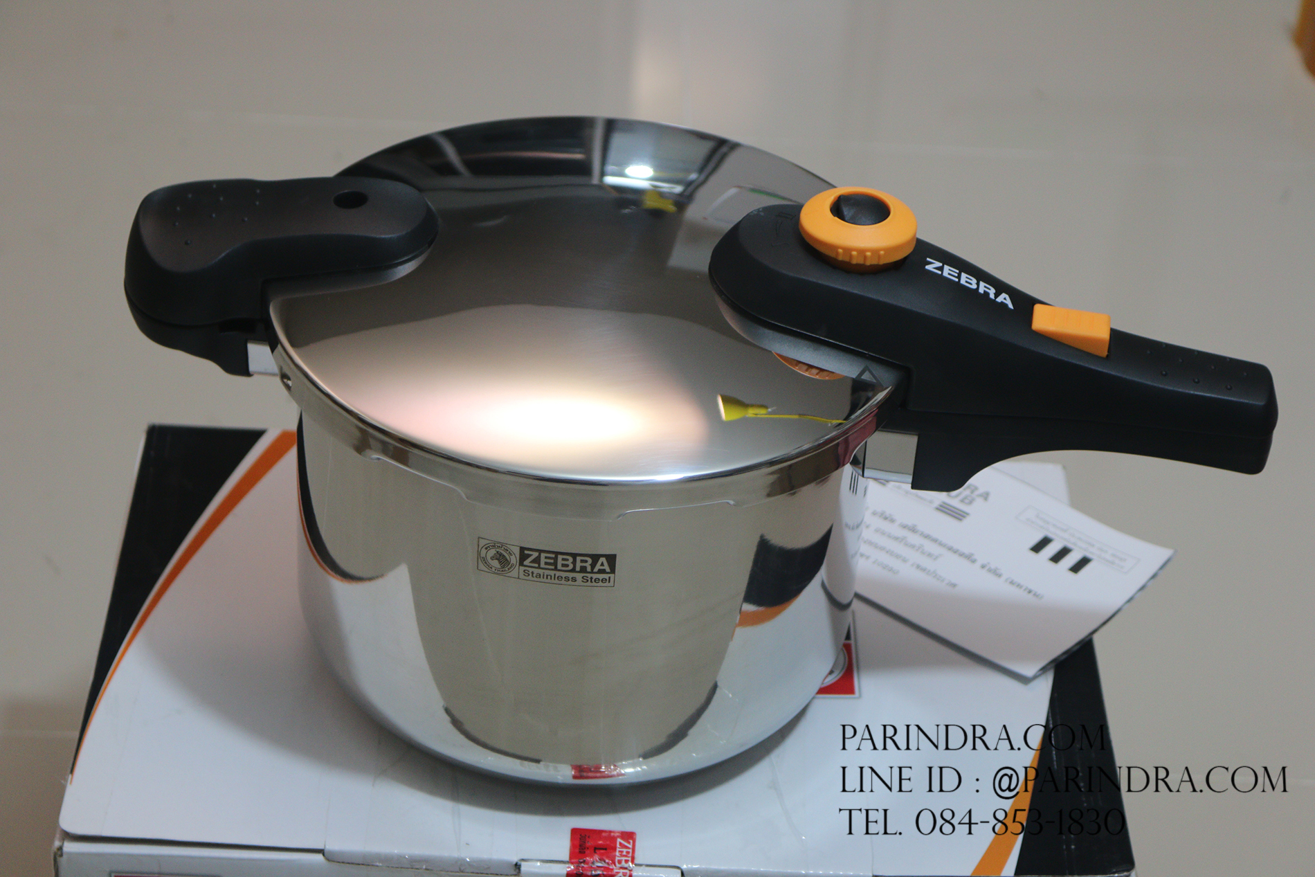 หม้ออัดความดันแสตนเลส ตราหัวม้าลาย HL-6L 22 ซม. เปื่อยเร็วสุดๆ