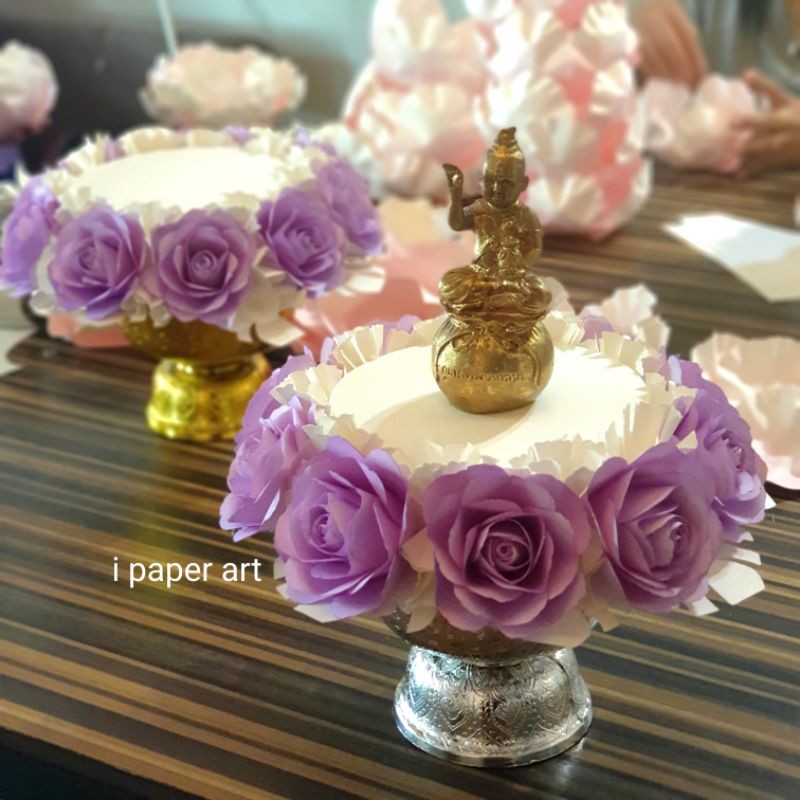 พานเรืองแสง | พานขันหมาก | พานวางของบูชา | พานLED ขนาด 30 เซนติเมตร