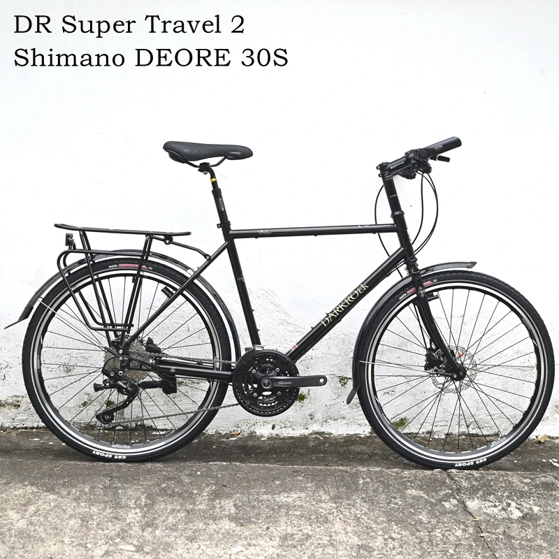 จักรยานทัวร์ริ่ง DARKROCK touring bike DR Super Travel 26-inch toruing bike treking bike Renault 520 steel DEORE 30S