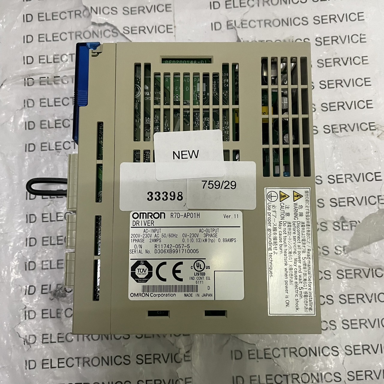 R7D-AP01H SERVO DRIVE " OMRON "