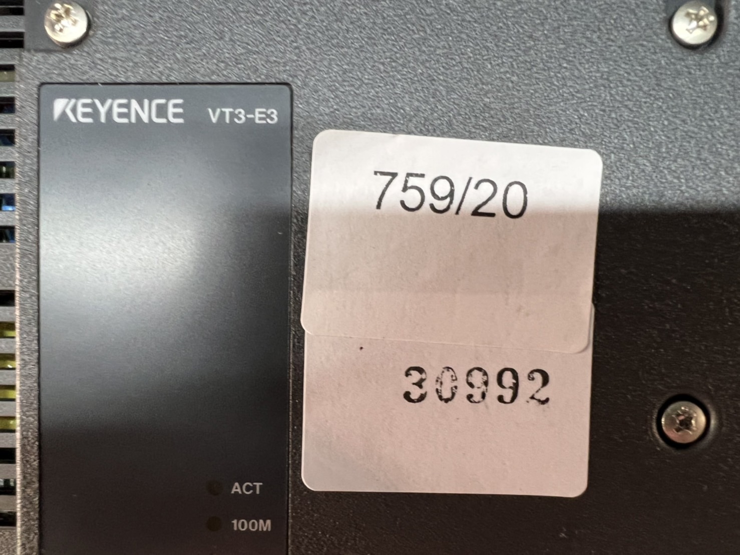 VT3-E3 HMI " KEYENCE "