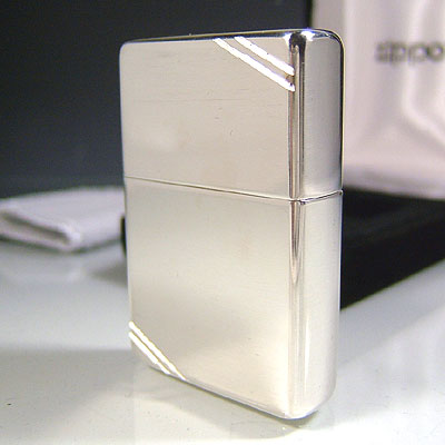 ไฟแช็ค Zippo แท้ ฺ เคสผลิตจากเงินแท้ " Zippo 14, Sterling Silver Lighter " แท้นำเข้า 100%