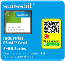 SWISSBIT, SFCA080GH1AO1TO-I-8C-22P-STD ,Industrial,CFAST Cards, 80GB,industrial Grade,