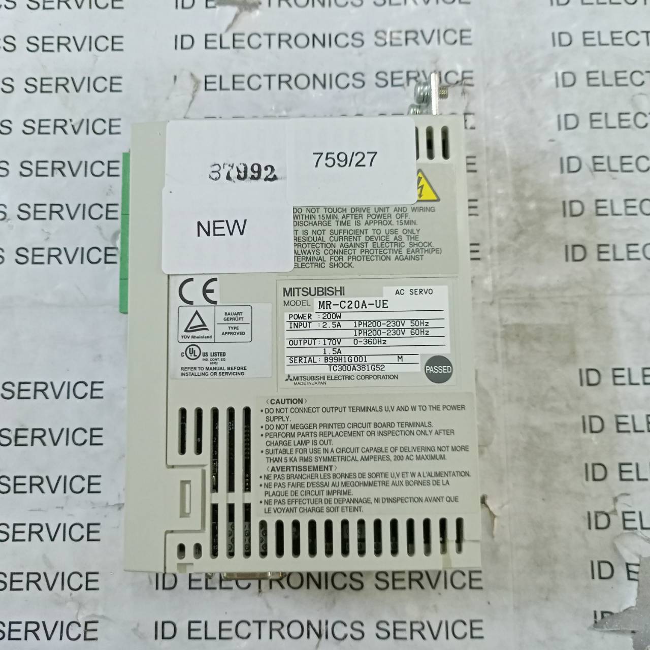 MR-C20A-UE SERVO DRIVE " MITSUBISHI "