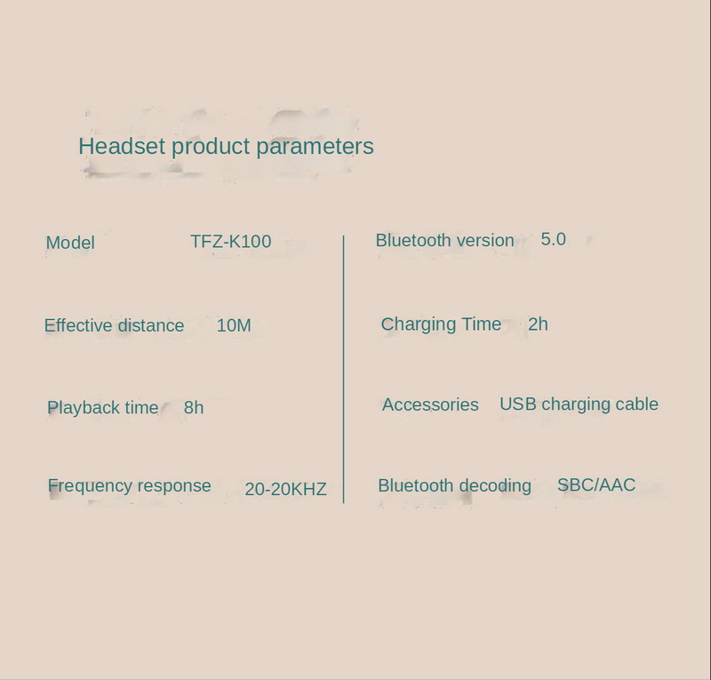 ขาย TFZ K100 หูฟังเทคโนโลยี Bone Conduction รองรับ Bluetooth5.0, IPX5 ประกันศูนย์ไทย