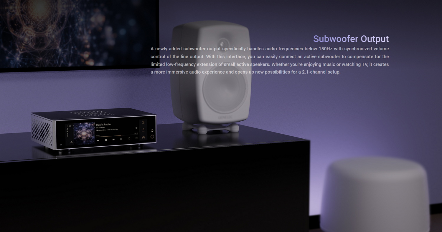 MATRIX Audio TS-1 สตรีมเมอร์ แบบ all-in-one สำหรับผู้ที่รักเสียงเพลง ประกันศูนย์ไทย