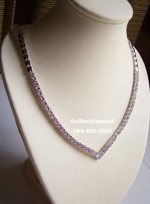 หมด===BN015RDสร้อยเพชร ปีกนก เพชรครึ่งเส้น แบบเก๋ไก๋ Modern Intrend สุดๆแบบทันสมัย อยู่ได้นานไม่มี out ใส่แล้วดูดี เพชรแวววาวสวยค่ะ ใส่ออกงานได้สบาย