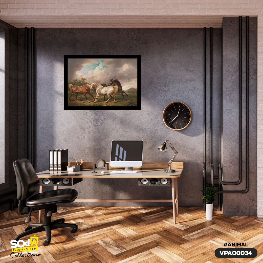 ภาพตกแต่งบ้านสำเร็จรูป Horses Of Luck VPA00034 #SOdAcollection #ภาพตกแต่งบ้านสไตล์สัตว์ #สัตว์ #สัตว์เลี้ยง #ANIMAL