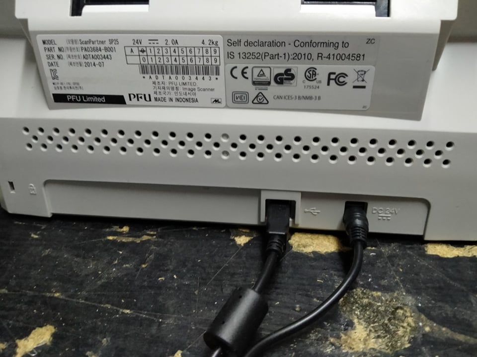 Scanner Fujitsu SP25 มือสอง