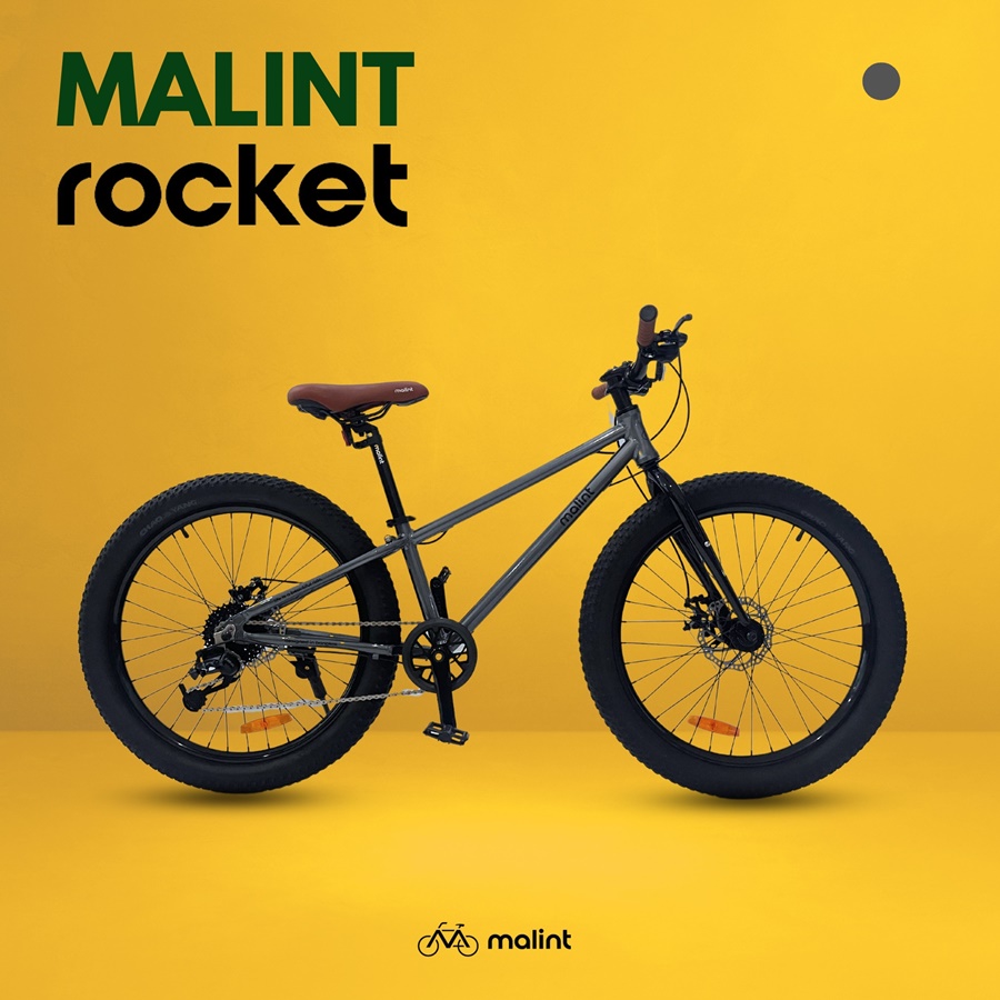 จักรยานล้อโต MALINT Rocket เกียร์ 8 speeds วงล้อ 24 x 3.0 เฟรมอลูมิเนียมอัลลอย ลบรอยเชื่อม